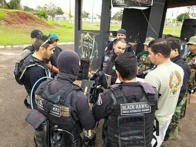 Torneio de paintball reúne em Campo Grande competidores de MS, RJ e SP Equipe da Assault Paintball (Foto: Divulgação/Assault Paintball