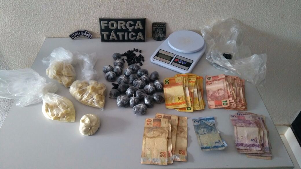 Traficante é preso com quase 1 kg de cocaína no Jd Los Angeles