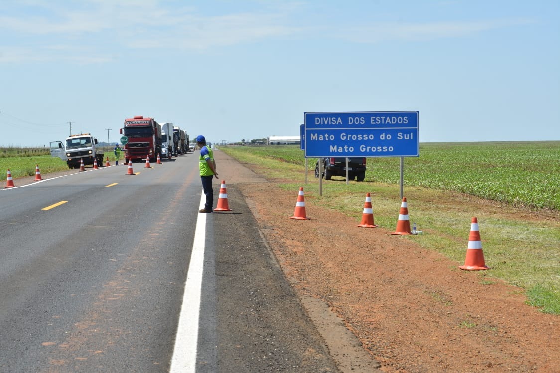 Governo de MS estabelece controle sanitário nas divisas com outros Estados Foto: CenárioMT