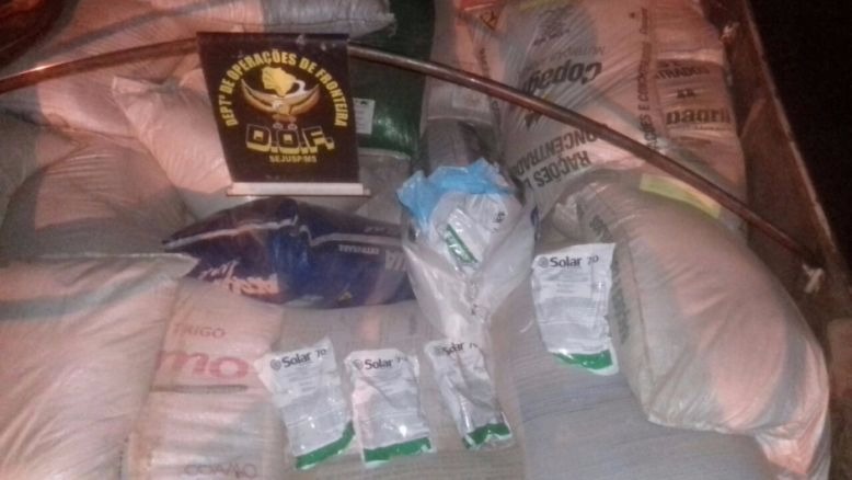 Carga com 3,5t de agrotóxico contrabandeado é apreendida