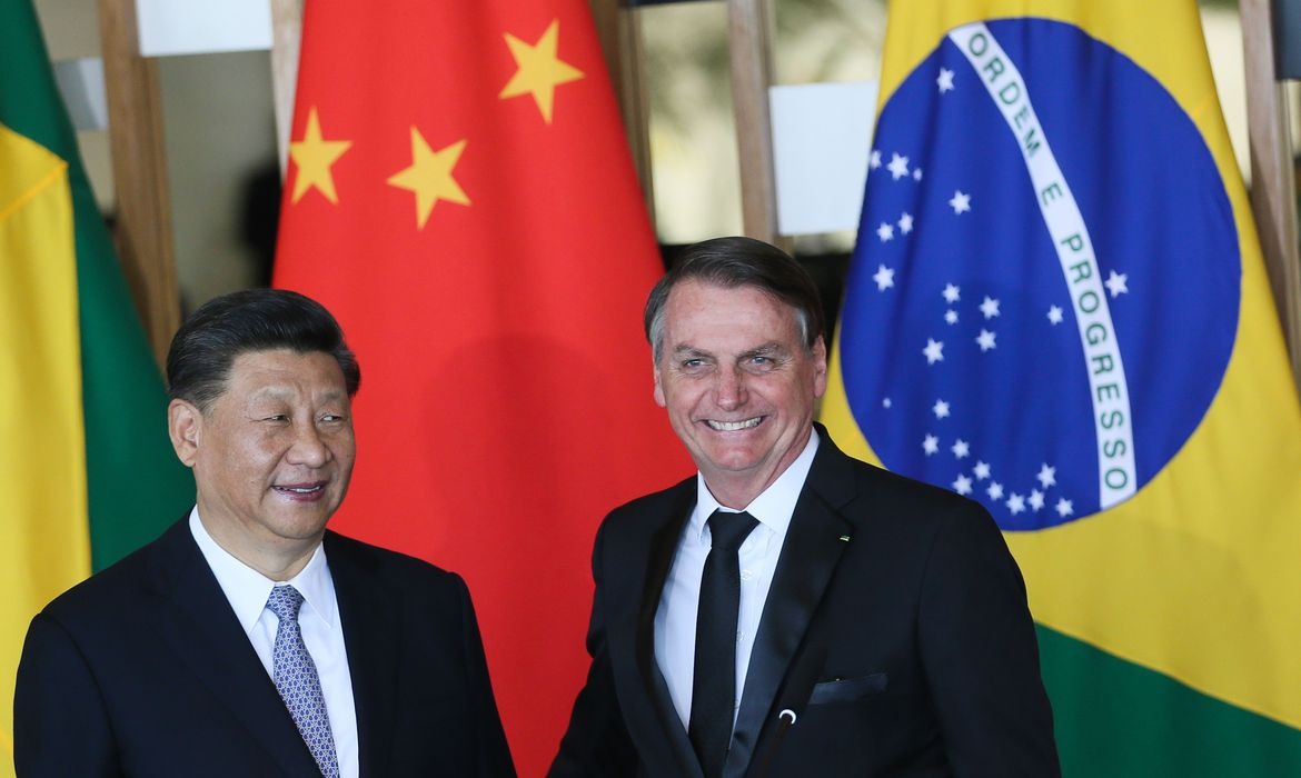 Bolsonaro e Xi Jinping trocam informações sobre a covid-19 Valter Campanato/Agência Brasil