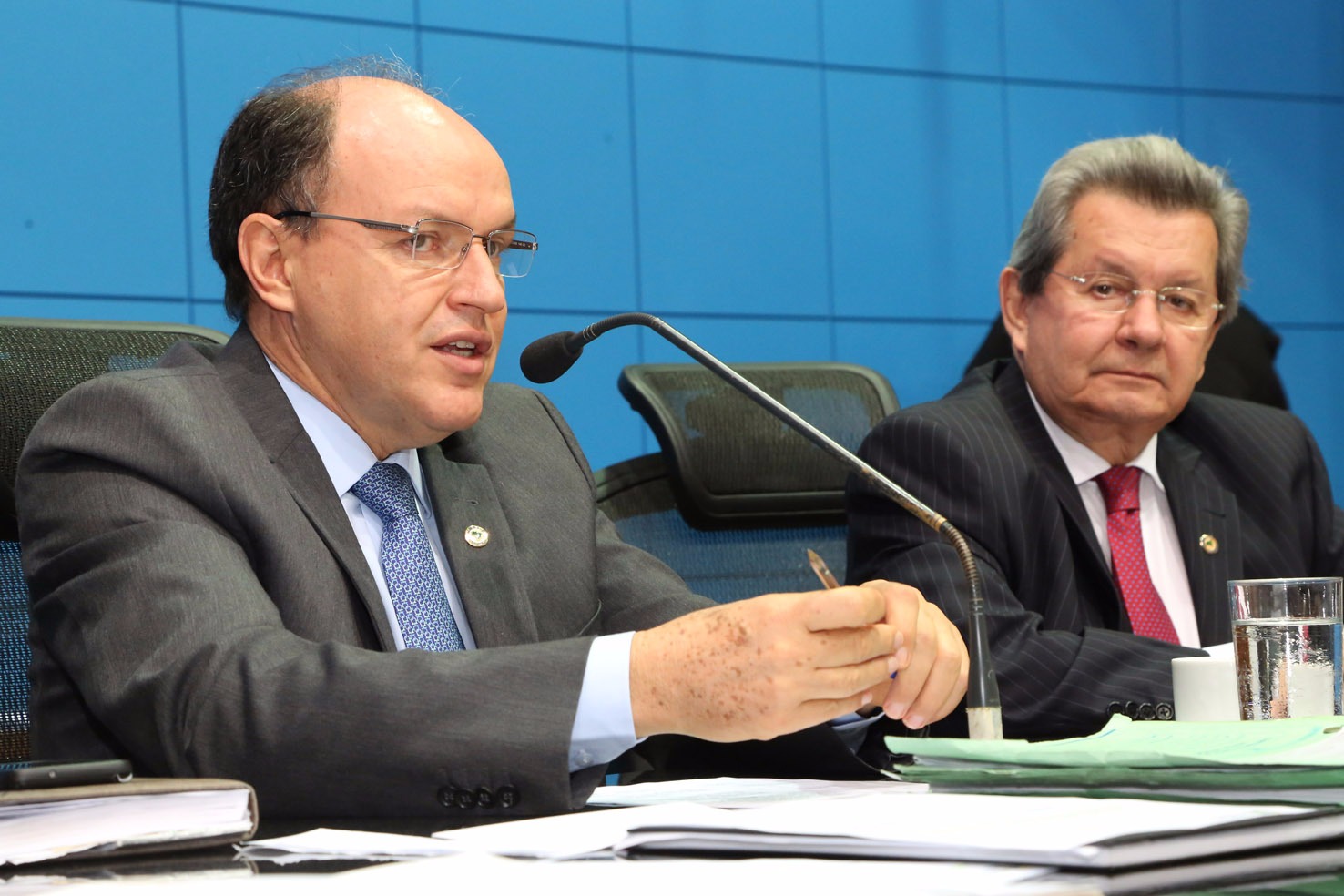 Presidente da Assembleia Legislativa, deputado Junior Mochi (PMDB), divulgou dias que LOA será a votada - Foto: Victor Chileno/ALMS