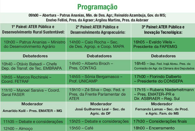 Governo do Estado realiza seminário da Asbraer nesta sexta-feira