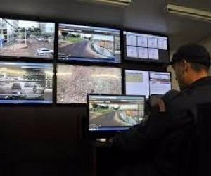 A Central de Operações da Guarda Municipal já atua com monitoramento na área central - Valdenir Rezende