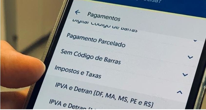 Após convênio, usuários poderão pagar dívidas do Detran pelo app ou site do BB Divulgação