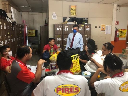 MPT recomenda a supermercado uma série de medidas para conter Covid-19 Divulgação