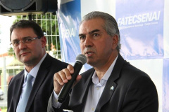 MS ganhou confiança do empresariado mantendo os incentivos fiscais, diz Reinaldo Reinaldo, ao lado de Sérgio Longen, destacou parceria com o setor produtivo