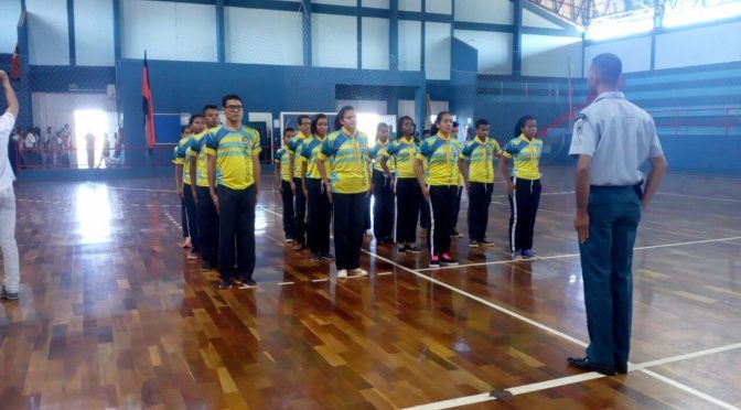 PM participa da etapa de avaliação de ordem unida do Clube dos Desbravadores em Coxim PM participa da etapa de avaliação de ordem unida do Clube dos Desbravadores em Coxim