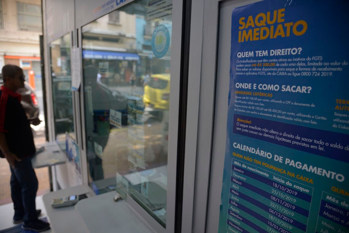 Saiba se você terá direito ao saque de R$ 998 no FGTS Fernando Frazão/Agência Brasil