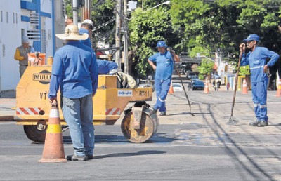 Operação Tapa-Buraco é alvo de investigações de força-tarefa - Foto: Paulo Ribas/Correio do Estado