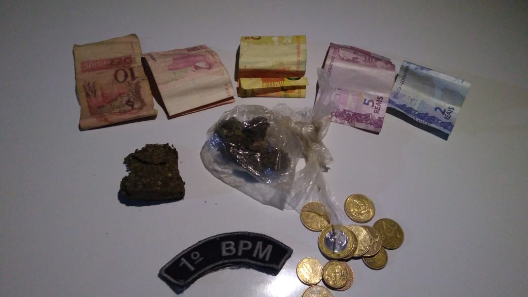 Em 24 horas, PM registra dois flagrantes de tráfico de drogas no Centro Divulgação