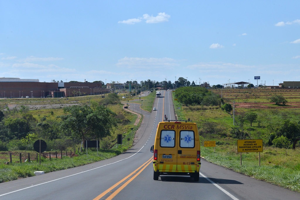CCR MSVia informa trechos da BR-163 em MS onde realiza obras e serviços Divulgação