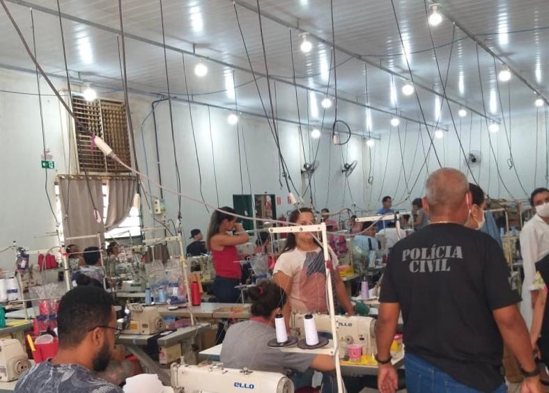 Fábrica é fiscalizada na prevenção de contágio e propagação do vírus Covid-19