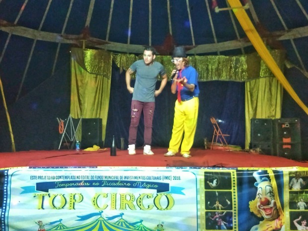 Top circo fará dois espetáculos para estudantes nesta terça-feira