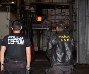 Defron incinera mais de 38 toneladas de drogas apreendidas no MS Drogas foram incineradas na manhã de hoje - Divulgação / Defron