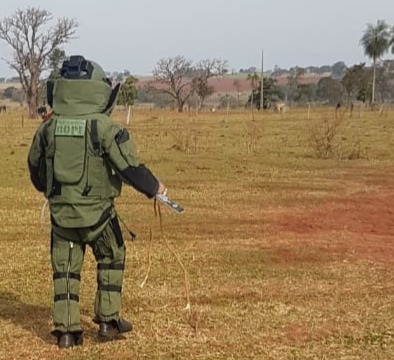 Bope detona bomba encontrada na região Sul do Estado Bope detona bomba encontrada na região Sul do Estado