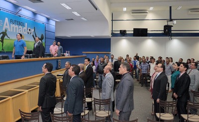 Desportistas são homenageados em comemoração ao Dia do Futebol Amador