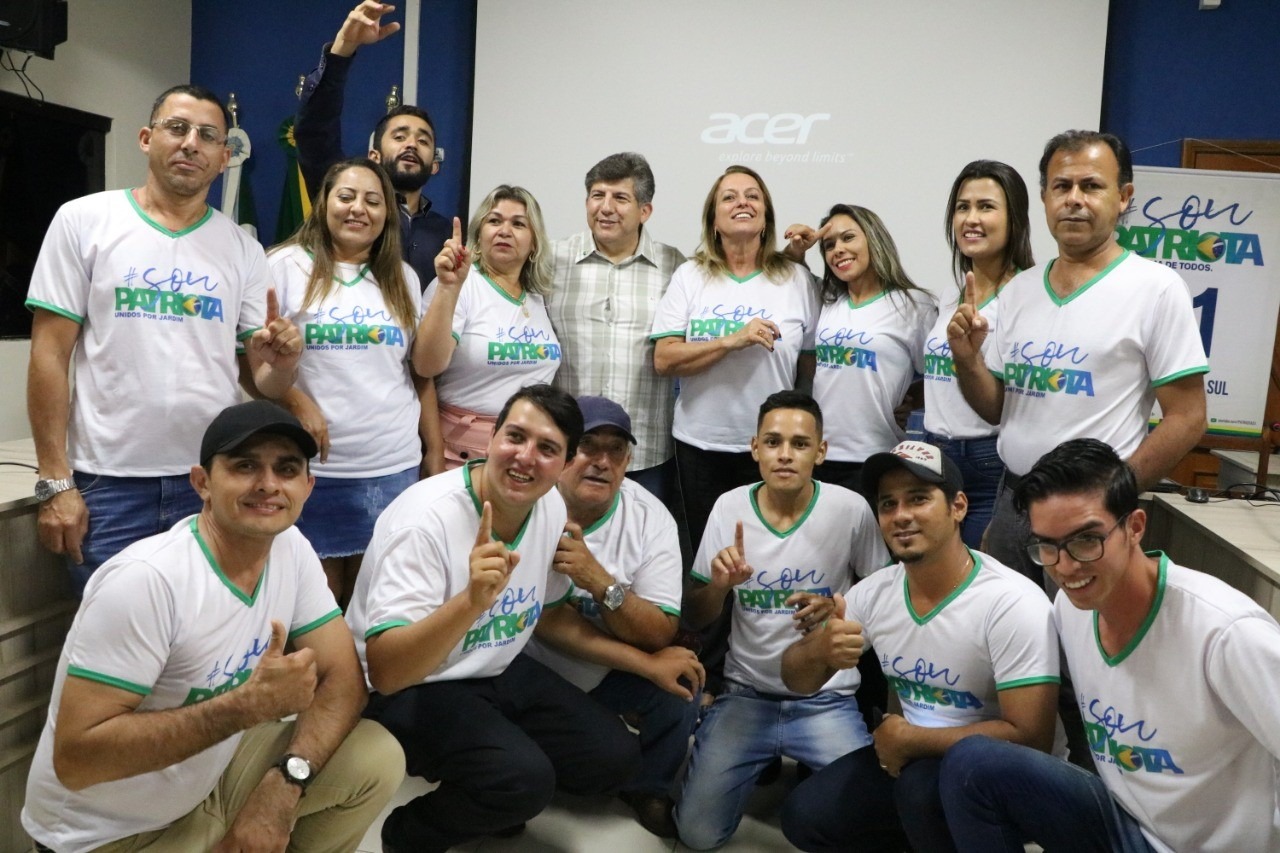 Lidio Lopes empossa Comissão Provisória do Patriota em Jardim Lidio Lopes empossa Comissão Provisória do Patriota em Jardim