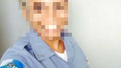 A militar, estava grávida de três meses de gêmeos Foto: Reprodução
