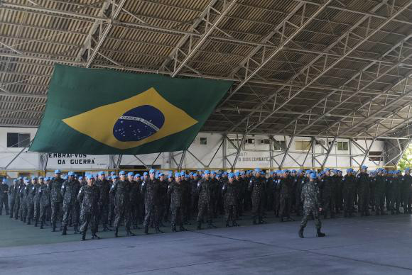 Nova tropa de missão de paz da ONU sai do Recife com destino ao Haiti Militares brasileiros vão integrar a Força de Paz da Missão das Nações Unidas para Estabilização no Haiti (Minustah)Sumaia Villela/Agência Brasil