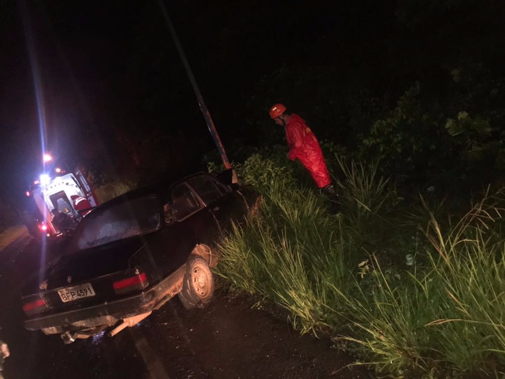 Em razão do acidente, jovem teve corte no supercílio - Foto: Divulgação