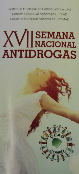 Prefeitura apoia Semana Nacional Antidrogas, que será aberta nesta tarde
