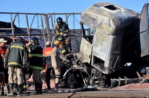 Adeildo não conseguiu frear a tempo de evitar o acidente - Foto: Valdenir Rezende/Correio do Estado