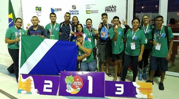 Primeiro dia rende 35 medalhas a MS na etapa nacional das Paralimpíadas Escolares Primeiro dia rende 35 medalhas a MS na etapa nacional das Paralimpíadas Escolares