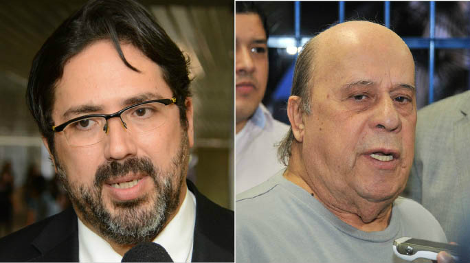 "Ditadura do Ministério Público" é alvo de denúcia de advogados Jail Azambuja (esq.) defende medidas contra abuso; Antonio João foi vítima de abuso de autoridade - Foto: Valdenir Rezende / Correio do Estado