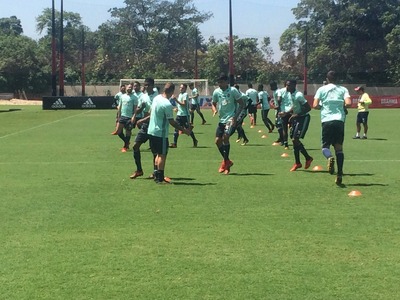 Flamengo realiza treino no Ninho do Urubu (Foto: Divulgação/Flamengo)
