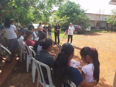 Várias atividades foram desenvolvidas visando à conscientização das pessoas quanto à violência contra a mulher –
