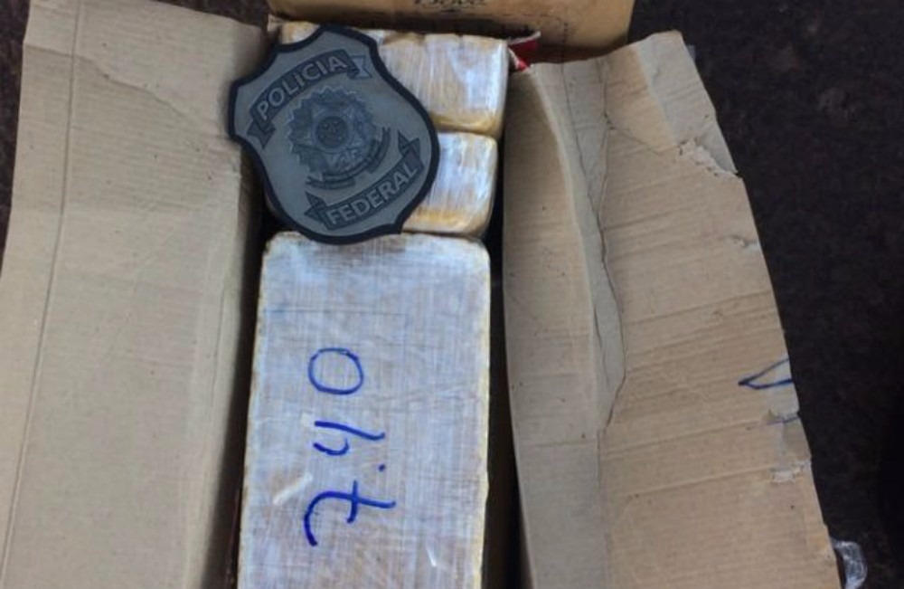 Polícia Federal apreende 15,9 quilos de cocaína em barreira de rodovia Cocaína apreendida em caminhão na tarde deste sábado pela Polícia Federal (Foto: Polícia Federal/Divulgação)