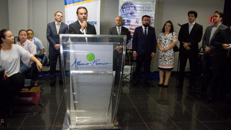 Lançamento ocorrido ontem (11) do programa Fique Legal