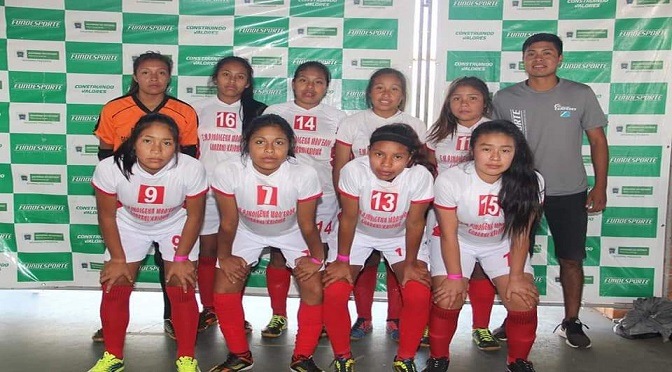 Equipe indígena participa pela 2ª vez dos Jogos Escolares da Juventude Equipe indígena participa pela 2ª vez dos Jogos Escolares da Juventude