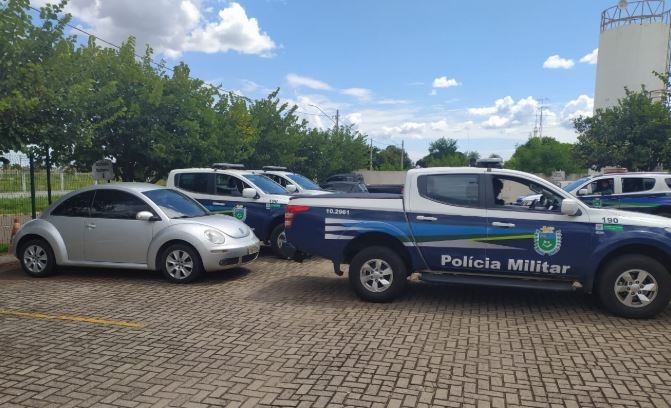 Veículo utilizado na fuga para Campo Grande. Divulgação