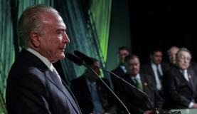 Temer discursa na cerimônia de posse da Diretoria-Executiva da Confederação da Agricultura e Pecuária do Brasil (Marcos Corrêa/PR)
