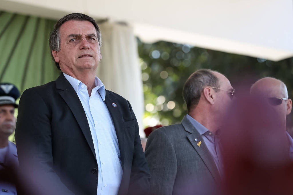 Bolsonaro fala em 'cana' para jornalista Glenn Greenwald Marcos Corrêa/Presidência da República