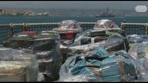 Guarda costeira dos Estados Unidos apreende 12 toneladas de cocaína Reprodução