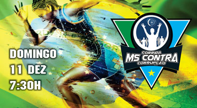 Corrida e caminhada contra a corrupção acontece no domingo no Parque das Nações Indígenas