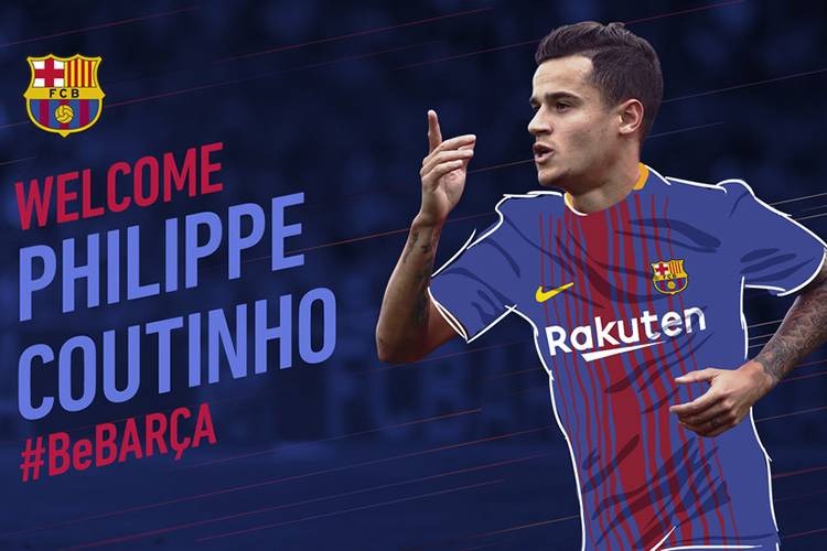 Philippe Coutinho é anunciado pelo Barcelona Philippe Coutinho é anunciado pelo Barcelona