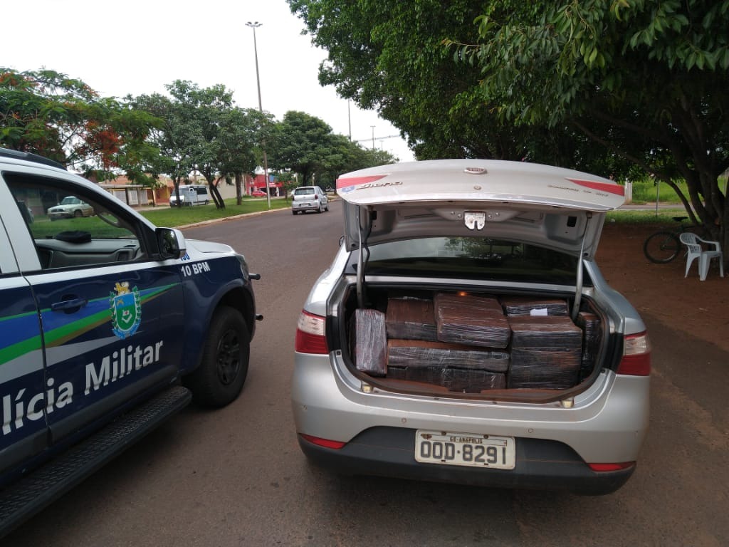 PM prende homem transportando maconha em avenida da Capital Divulgação/PM