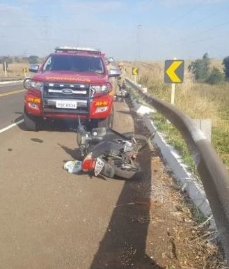 Motociclista é encontrado morto depois de bater em guard rail na na BR-262 Dayene Paz/Midiamax