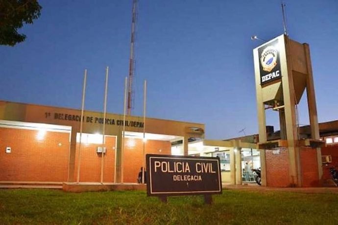 Briga de vizinhos com tiros, acaba em delegacia Divulgação/ Dourados News