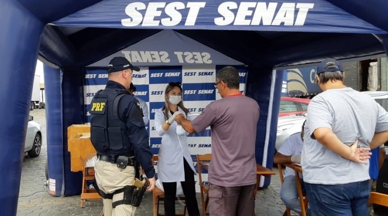 Covid-19: prosseguem ações para caminhoneiros na BR-163