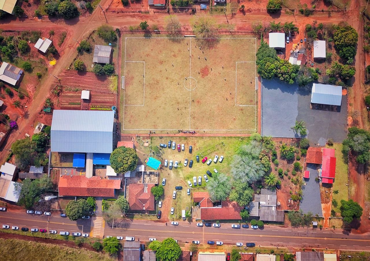 Imagem aérea do Distrito.