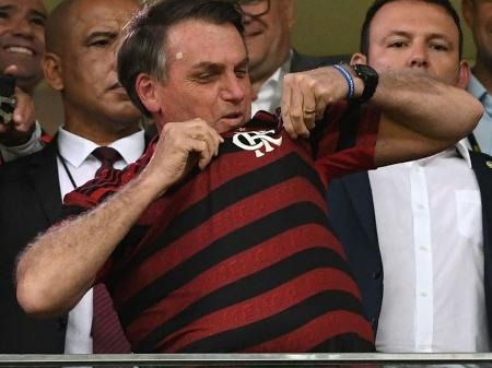 Hoje somos todos Flamengo, diz Bolsonaro no Rio Edu Andrade/Estadão Conteúdo