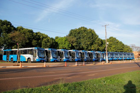 Dourados cumpre mais uma etapa de melhorias na mobilidade urbana Novos ônibus foram adquiridos pela Medianeira Dourados - Foto: Chico Leite