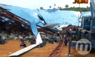 Teto de igreja desaba e mata ao menos 160 na Nigéria Teto de igreja desaba e mata ao menos 160 na Nigéria