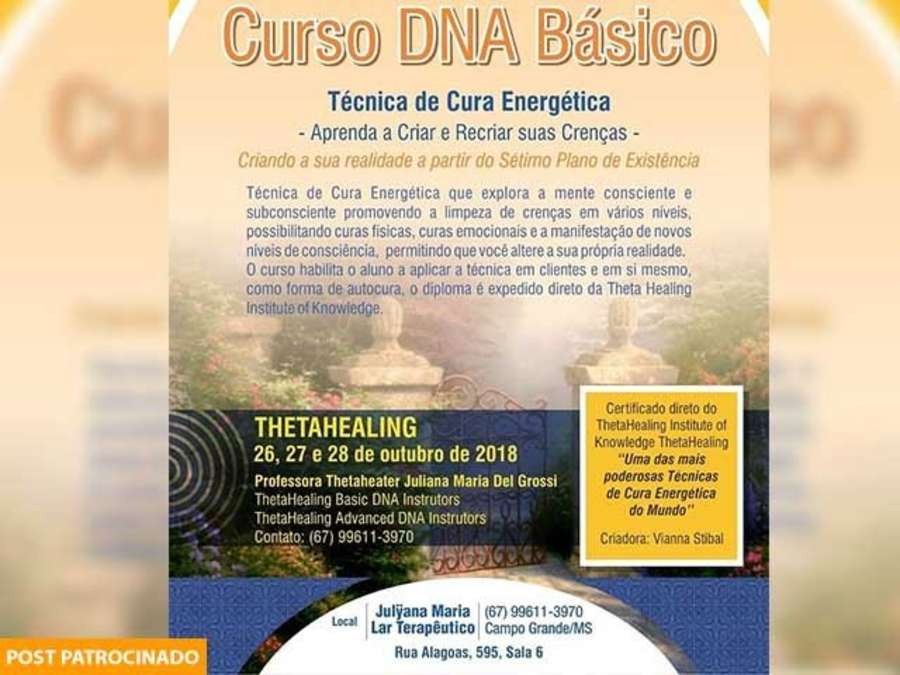 Campo Grande terá maratona de thetahealing para quem busca cura do corpo e da mente