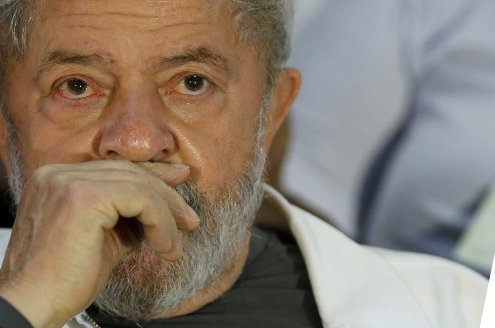 O ex-presidente da República, Luiz Inácio Lula da Silva, participa de evento com catadores de materiais recicláveis no Centro de Convenções Ulysses Guimarães, em Brasília (Foto: Adriano Machado/Reuters)